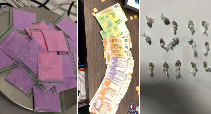 Three arrested over drug trafficking in St Paul’s Bay and Marsa