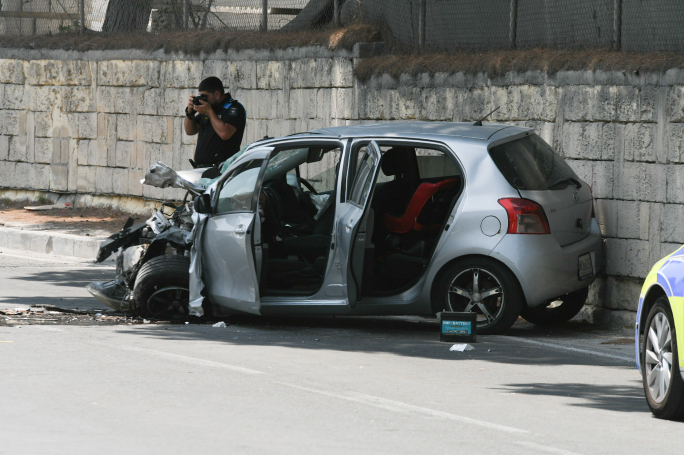 Woman and two children hospitalised after Naxxar car accident