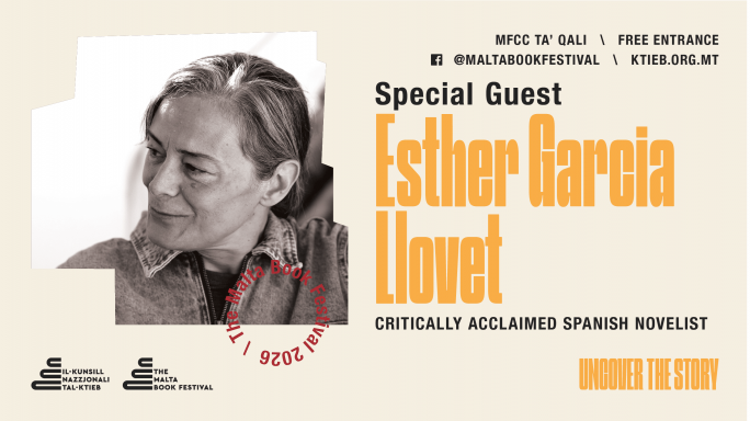 Acclaimed Spanish author Esther García Llovet will be a special guest at the Malta Book Festival 2026