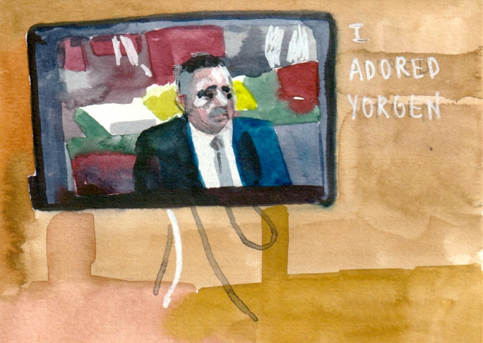 Yorgen Fenech’s trial by jury through the eyes of a sketch artist
