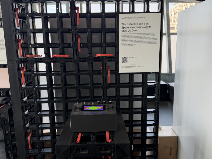 Maltese scientist Wilbert Tabone’s Reflective Zen Box exhibited at Ars Electronica in Austria