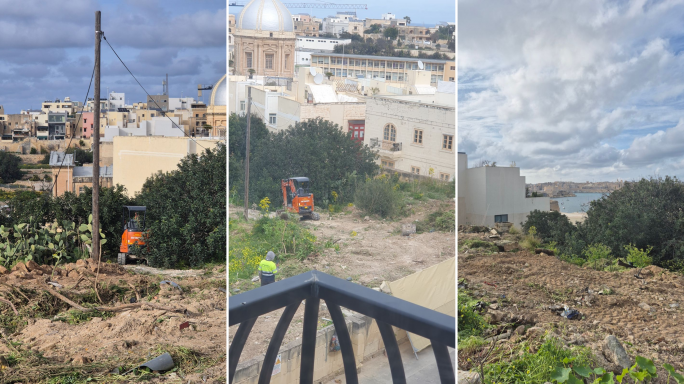 Works in Kalkara valley stopped following mayor’s intervention
