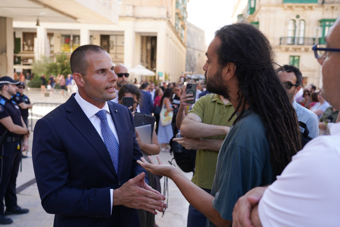 WATCH | Abela tells activists they misunderstood planning reform. They replied: 'Don't insult us'