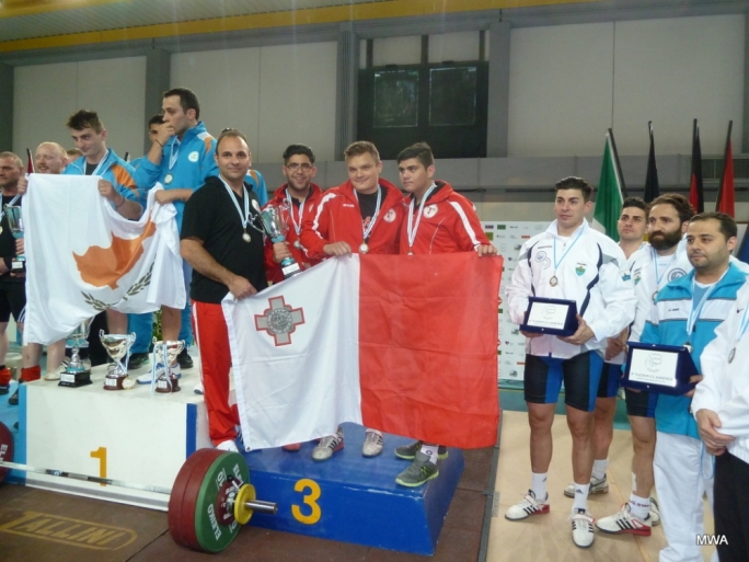 Malta Weightlifting Team claim bronze at European Small Nations