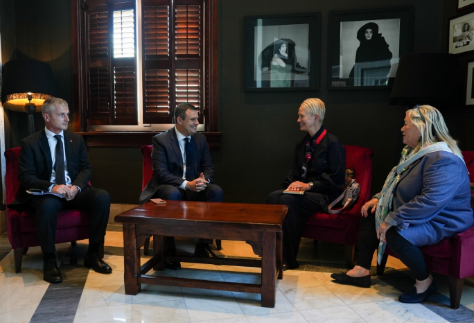 Minister talks migration, organised crime in meeting with US assistant defence secretary