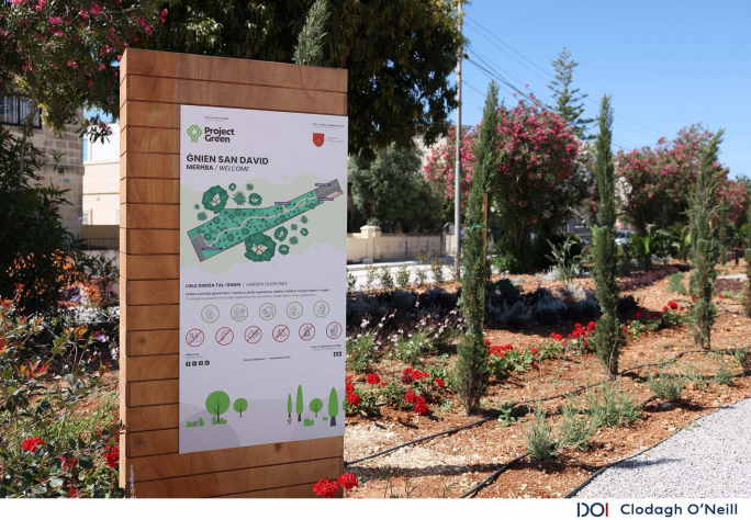 Former concrete-covered space turned into 9,000 sq.m garden in Pembroke