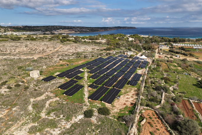 New solar farm project installed at Mellieħa Holiday Centre