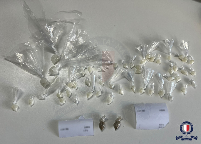 Man released on bail after police find drugs in vehicle during Qawra road check