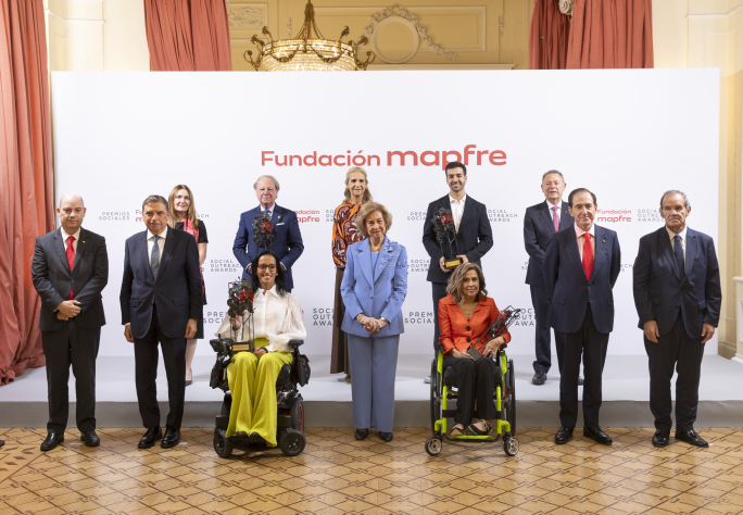 Her Majesty Queen Sofía presides over the Fundación Mapfre Social Outreach Awards