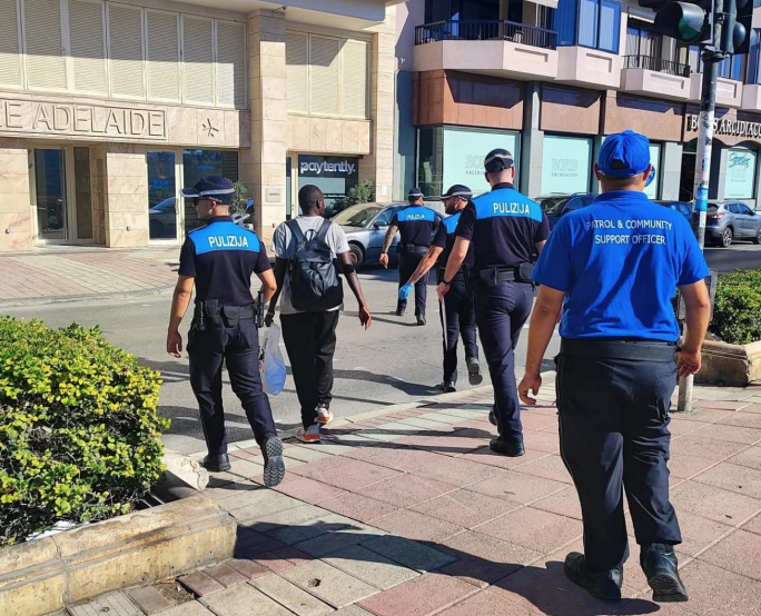 Homeless man charged after joint police and immigration operation in Sliema