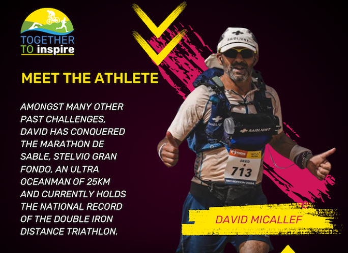 Local triathlete to take on 330km ‘Together to Inspire’ endurance challenge for disability services