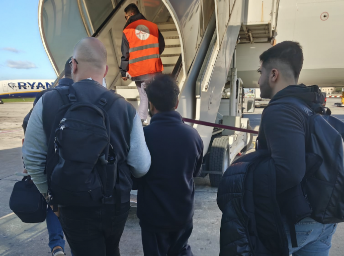 Police carry out second forced return of 2026