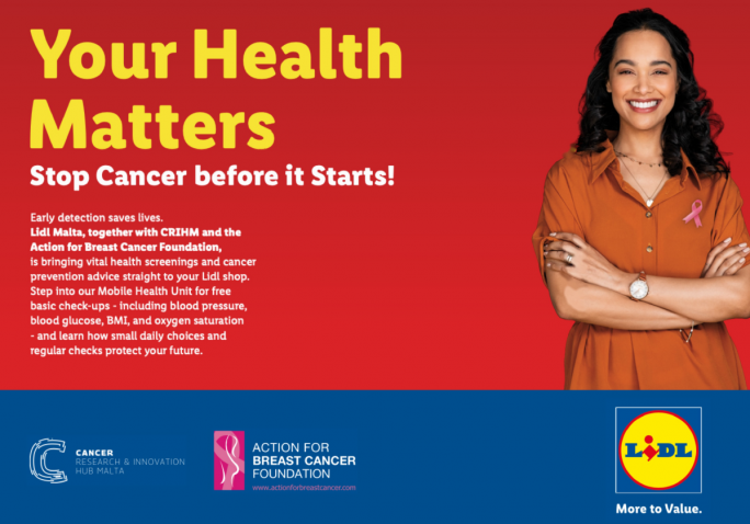 Lidl Malta launches cancer awareness campaign