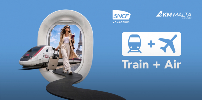 KM Malta Airlines and SNCF Voyageurs to expand travel options to and from France and Brussels with Train + Air partnership