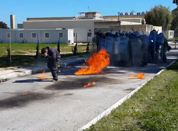 [WATCH] Soldier injures himself during anti-terrorism training