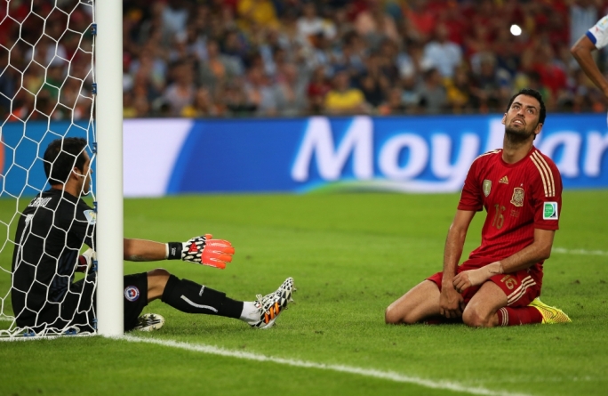 Spain's reign ends as Chile send holders out of World Cup