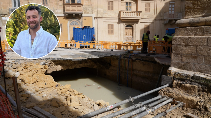 ‘I warned them two months ago’: Tarxien shop owner speaks out after road collapse