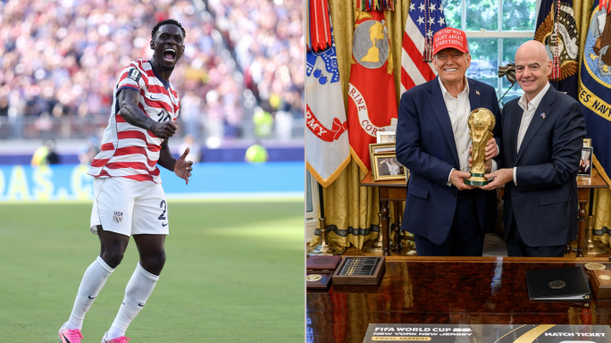 Despite a red card, FIFA allows US star Balogun to play again after Trump's call to Infantino