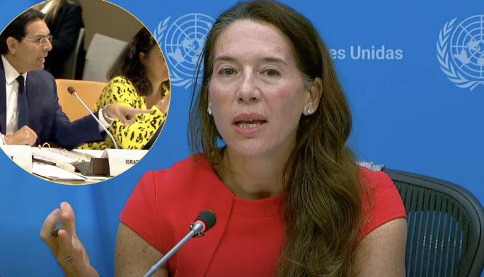 UN Israel ambassador tells Maltese UN official Vanessa Frazier to 'be quiet or get out'
