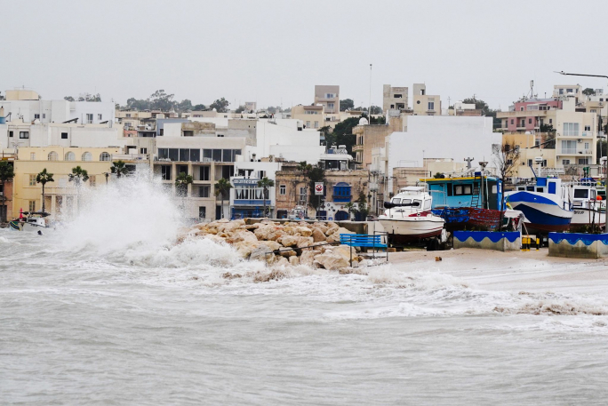 WATCH | Red weather warning issued as gale-force winds batter Malta