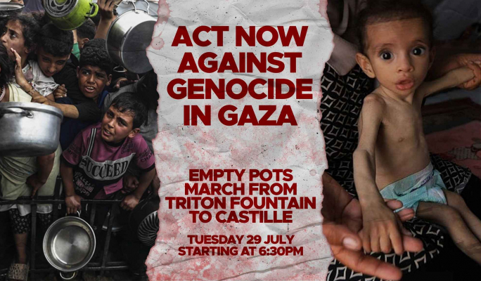Protest to call on Maltese Government to act against the Gaza famine