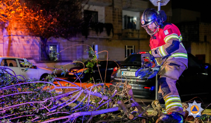 People wake up to damages as Storm Harry batters Malta overnight