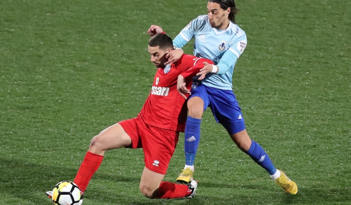 Ancien Fanion / Pennant Wimpel – Tarxien Rainbows FC – Malte