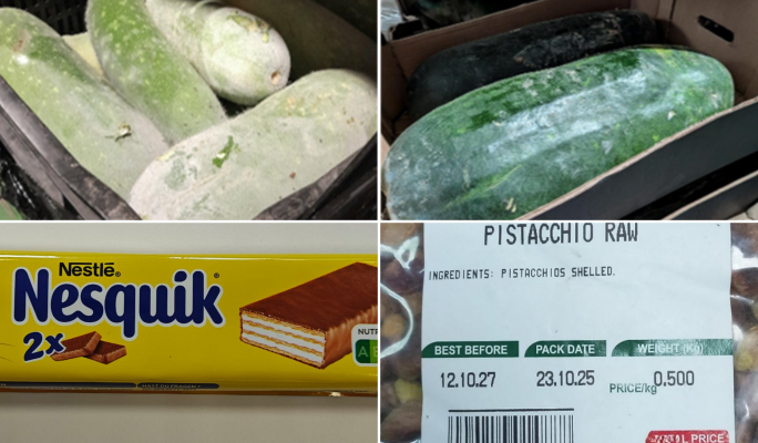 Health warnings on pistachios, Nesquick product and winter melon