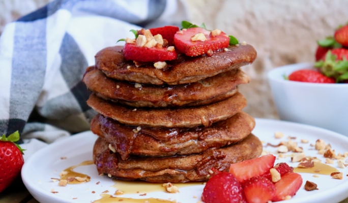 American style vegan pancakes