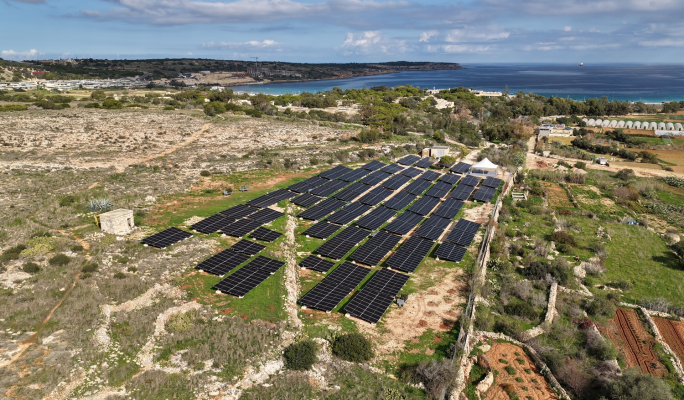 New solar farm project installed at Mellieħa Holiday Centre