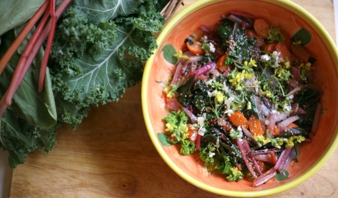 [WATCH] Stir-fried rainbow greens