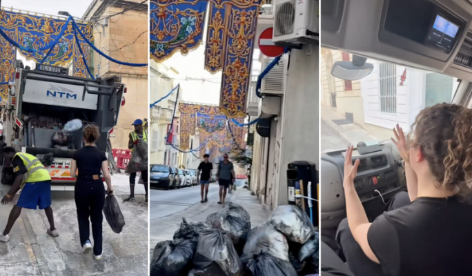 WATCH | Borg Bonello joins garbage collectors to understand Malta’s rubbish situation