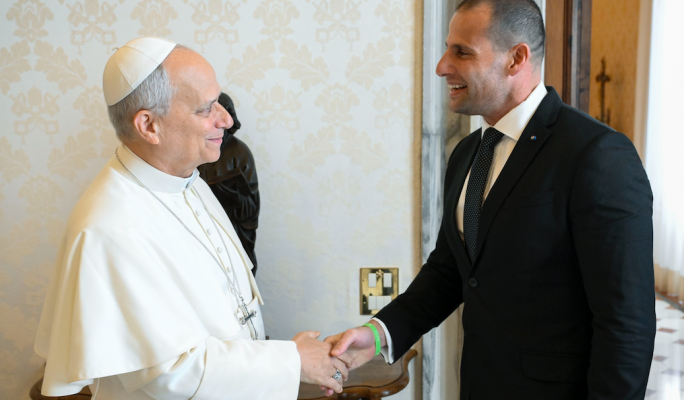 Robert Abela meets with Pope Leo XIV