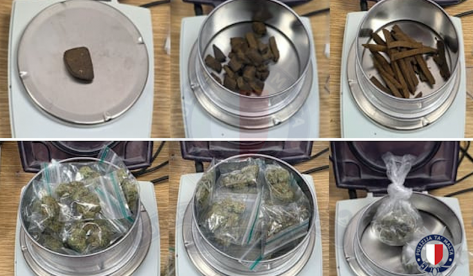 Man arrested in Marsa over suspected cannabis trafficking