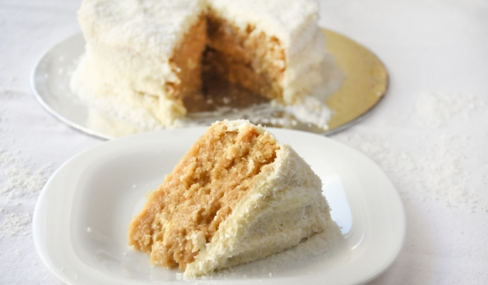 Vegan coconut cake