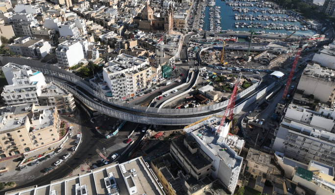 WATCH | New Msida Creek project flyover inaugurated