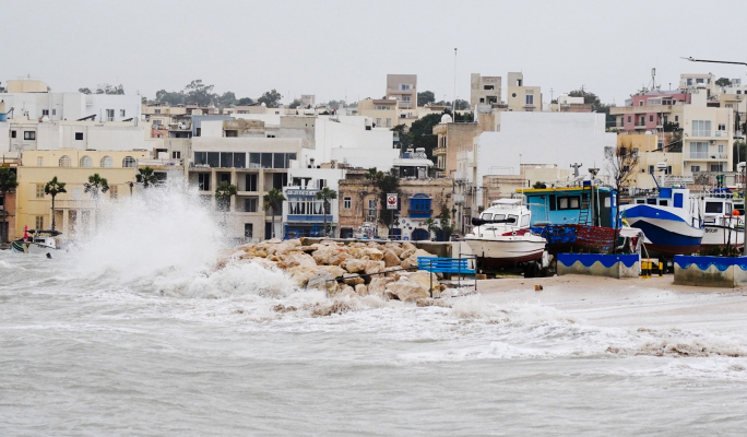 WATCH | Red weather warning issued as gale-force winds batter Malta